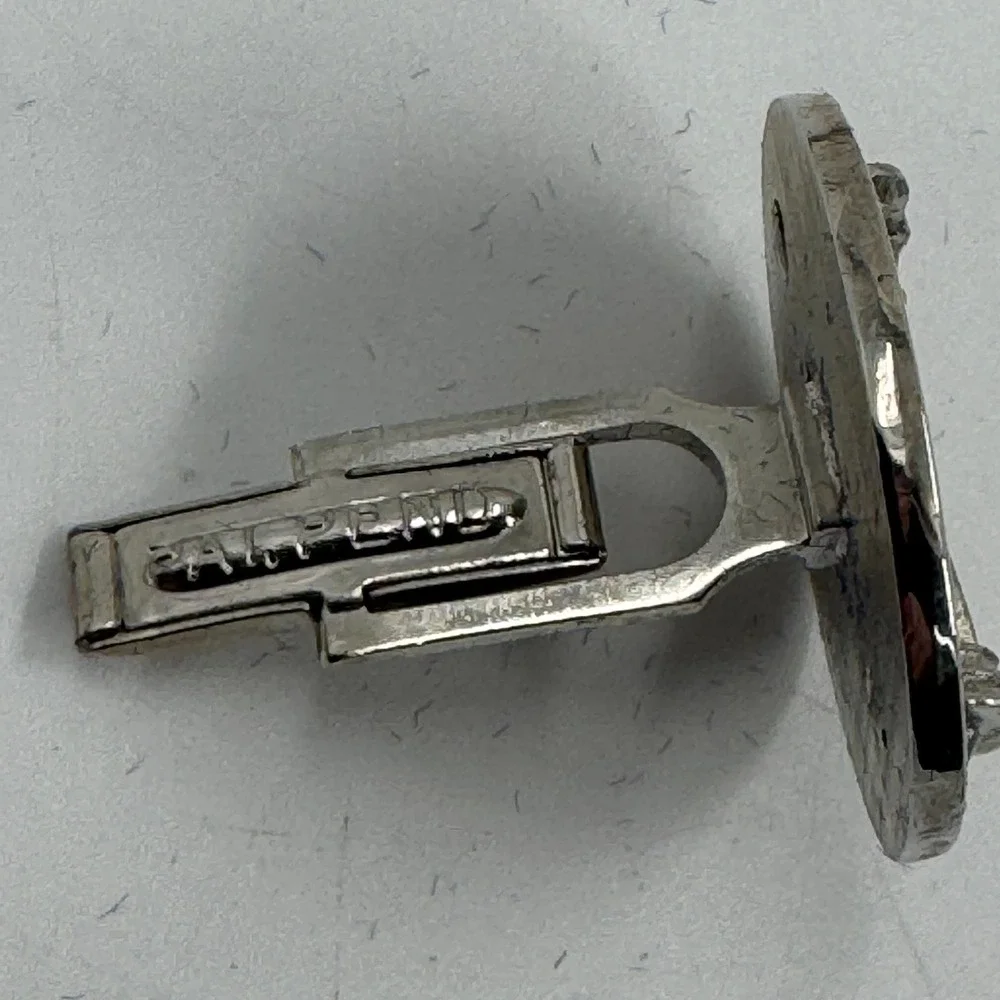 Worlds Fair 1962 Space Needle Cufflinks Mens OS Silver‎ Vintage Seattle Landmark